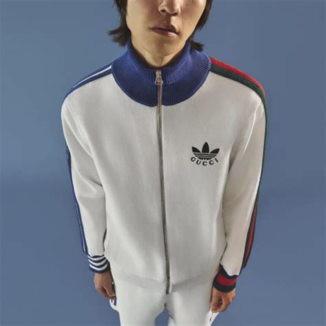 gucci x adidas viscose zip-up jacket|gucci adidas x.